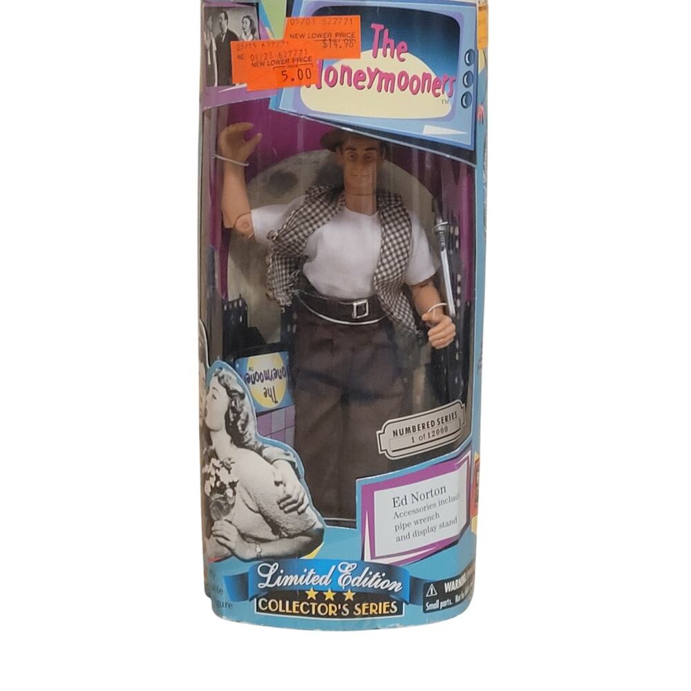 The Honeymooners Ed Action Figure Exclusive Premiere 10 inches New in Box